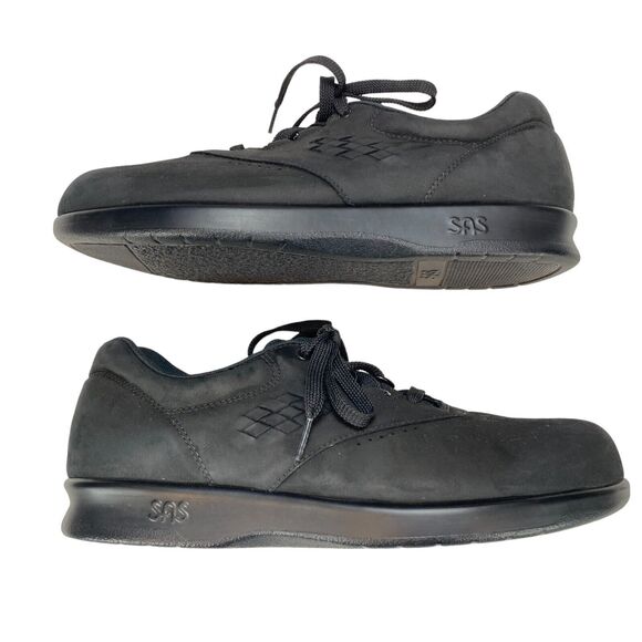 SAS Freetime Walking Sneaker Womens Size 9M Black Leather Upper Lace Up Comfort - Picture 14 of 16